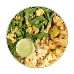 Ensalada de Brie, Manzana...